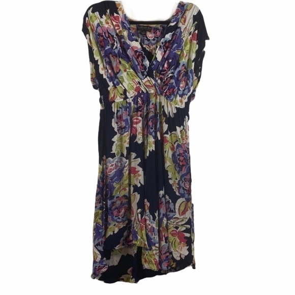 Forever 21 plus multi color floral dress size 1X - Picture 1 of 4